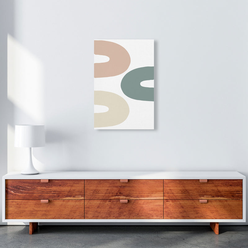 Inspired Three Rainbows Art Print by Pixy Paper A2 Canvas