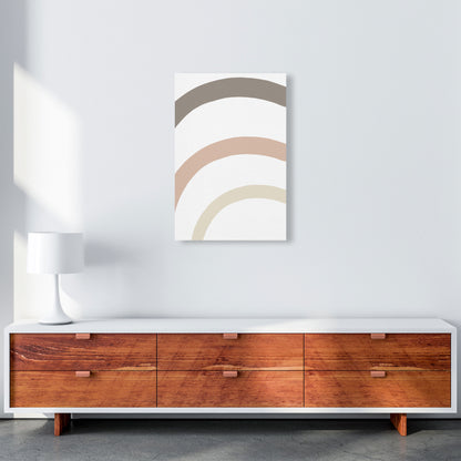 Inspired Rainbow Stripes Art Print by Pixy Paper A2 Canvas