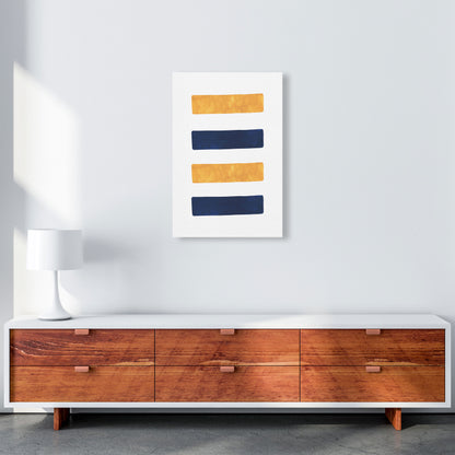 Horizon Abstract Lines  Art Print by Pixy Paper A2 Canvas