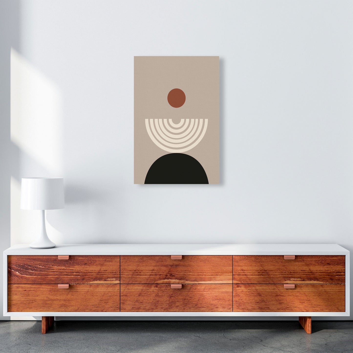Autumn Lucille abstract Art Print by Pixy Paper A2 Canvas