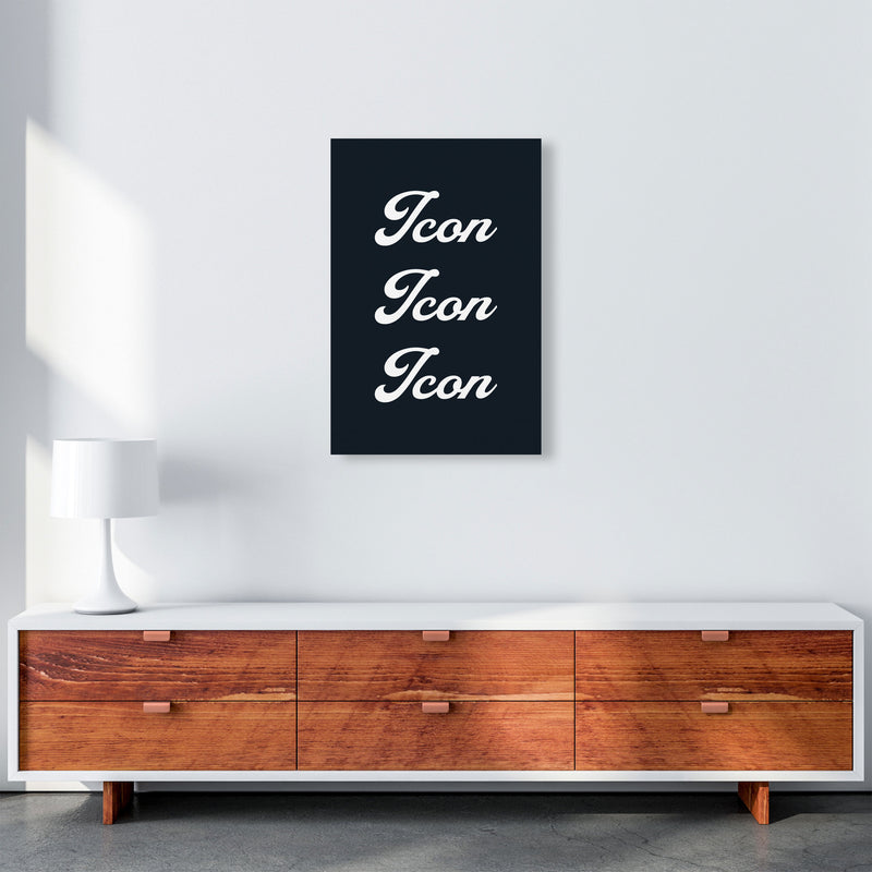 Icon Art Print by Pixy Paper A2 Canvas