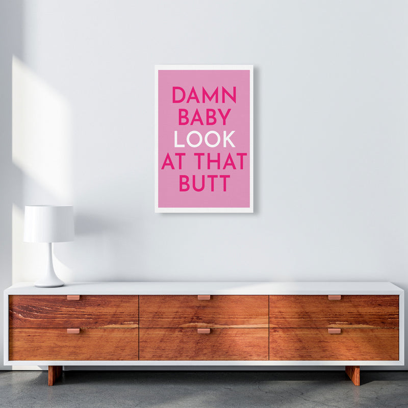 Damn Baby Art Print by Pixy Paper A2 Canvas