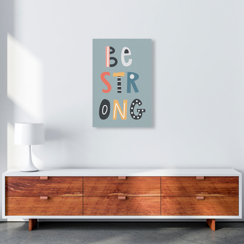 Be strong Neutral kids Art Print by Pixy Paper A2 Canvas