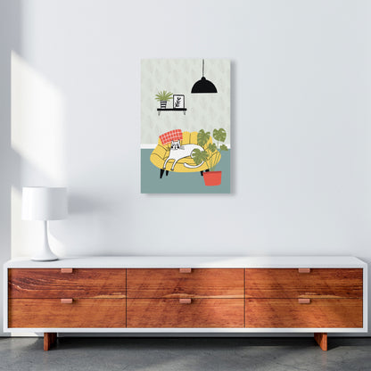 It's A Cat Life Art Print by Pixy Paper A2 Canvas