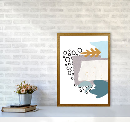 Reef Shapes Abstract 2 Modern Print A2 Print Only