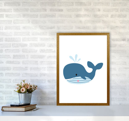 Children&#39;s Animals, Whale Modern Print A2 Print Only