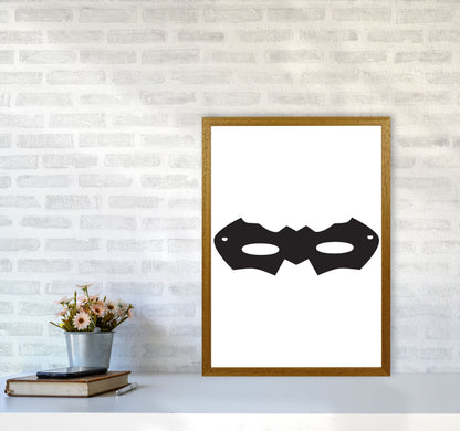 Superhero Mask Framed Nursey Wall Art Print A2 Print Only