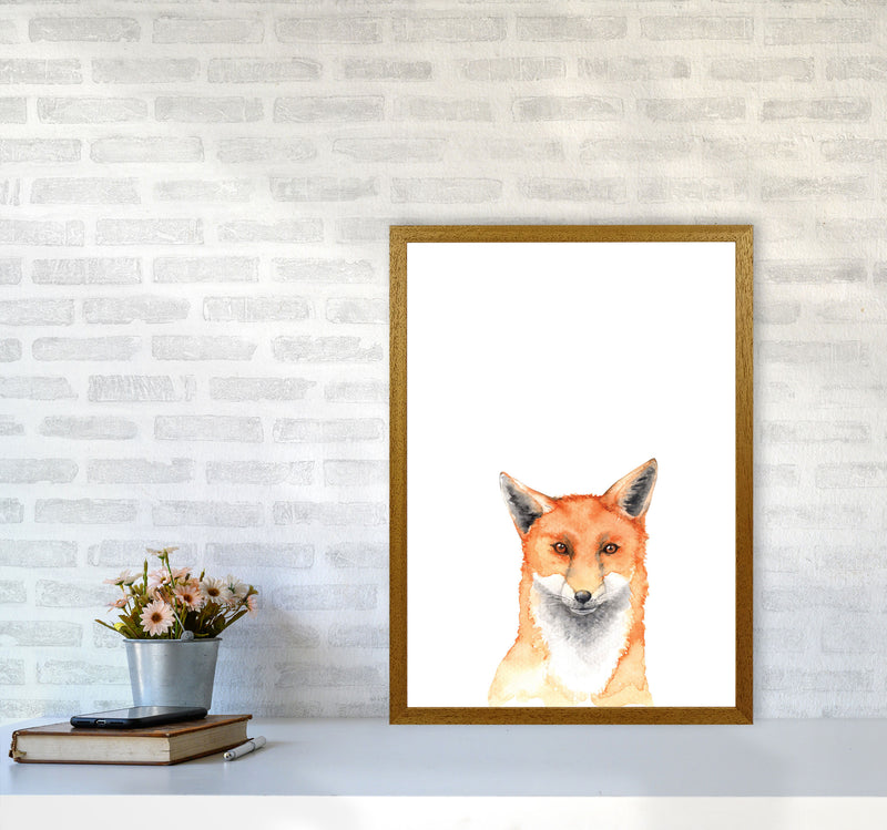 Forest Friends, Fox Modern Print Animal Art Print A2 Print Only