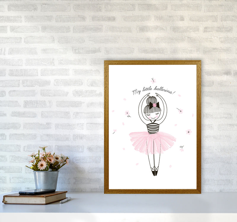 My Little Ballerina Framed Nursey Wall Art Print A2 Print Only