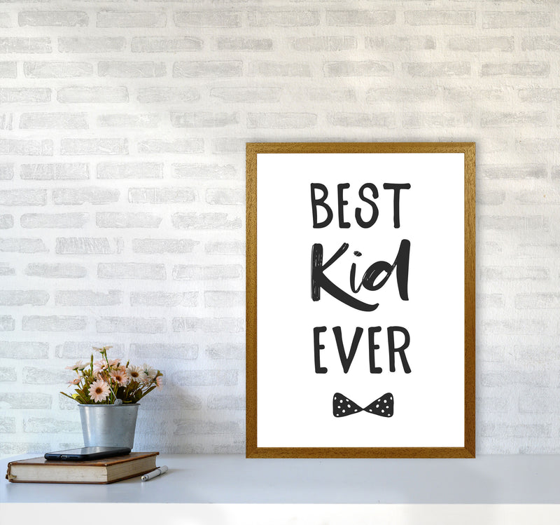 Best Kid Ever Black Framed Nursey Wall Art Print A2 Print Only