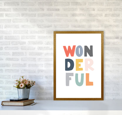 Wonderful Colour Framed Nursey Wall Art Print A2 Print Only