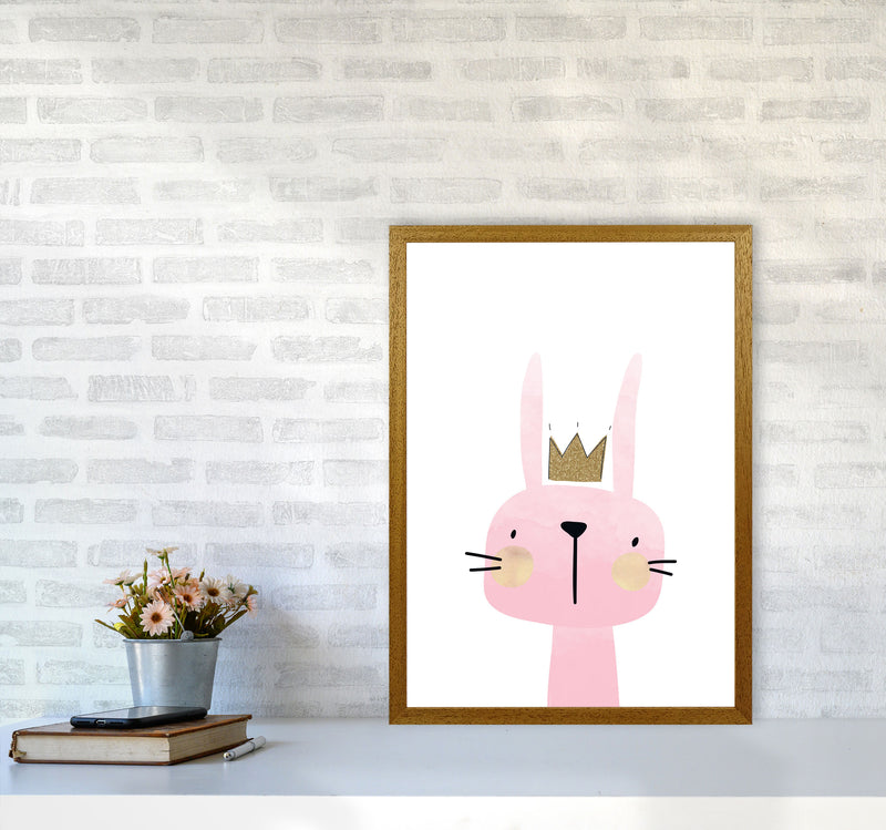 Scandi Bunny Watercolour Framed Nursey Wall Art Print A2 Print Only