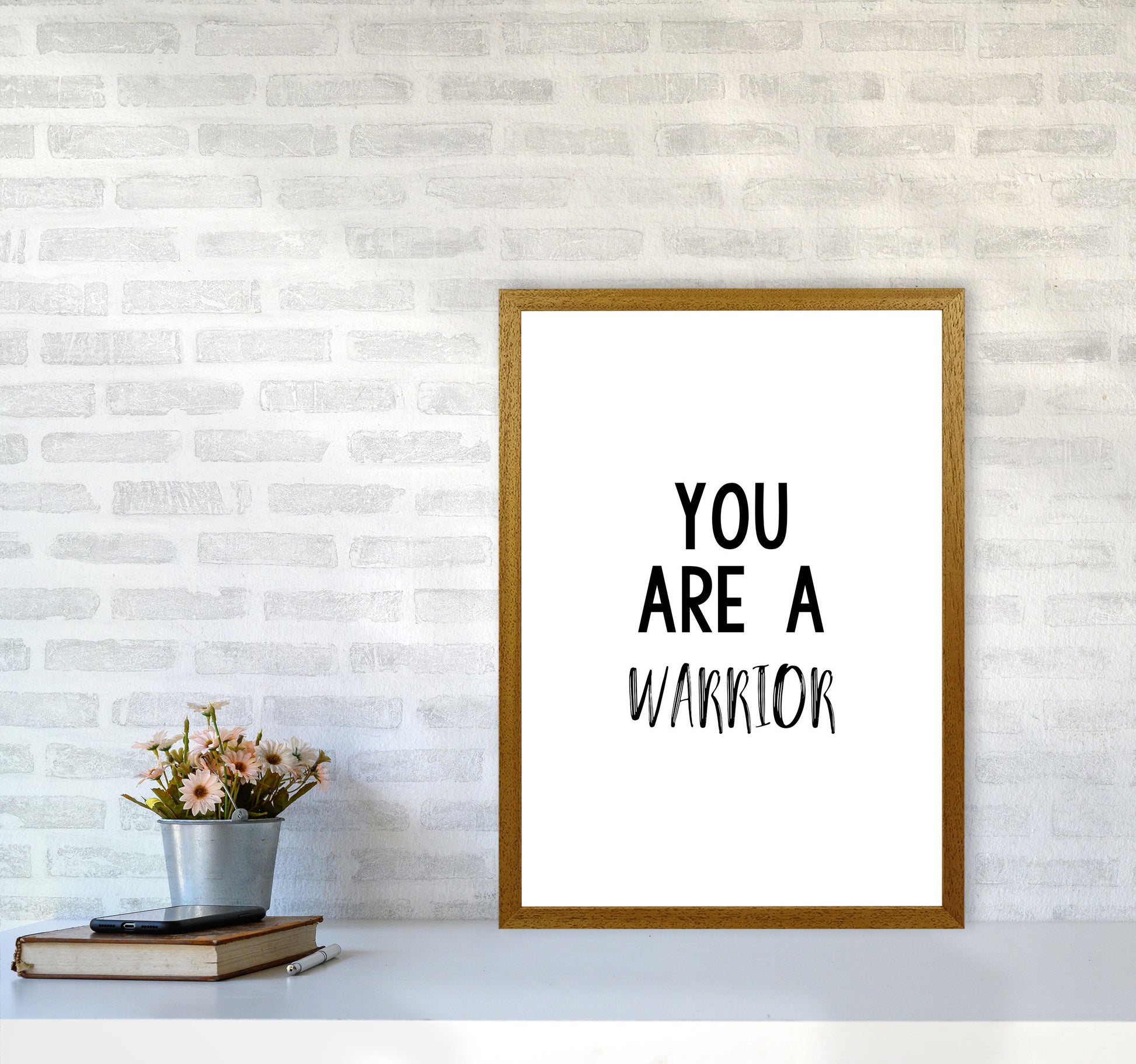 You Are A Warrior Modern Print A2 Print Only