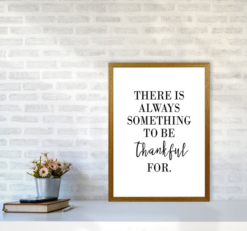 Something To Be Thankful For Modern Print A2 Print Only