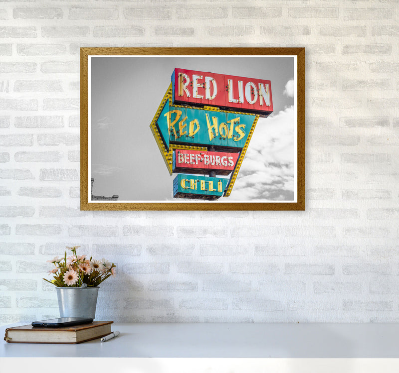 Vintage American Billboard Modern Print A2 Print Only
