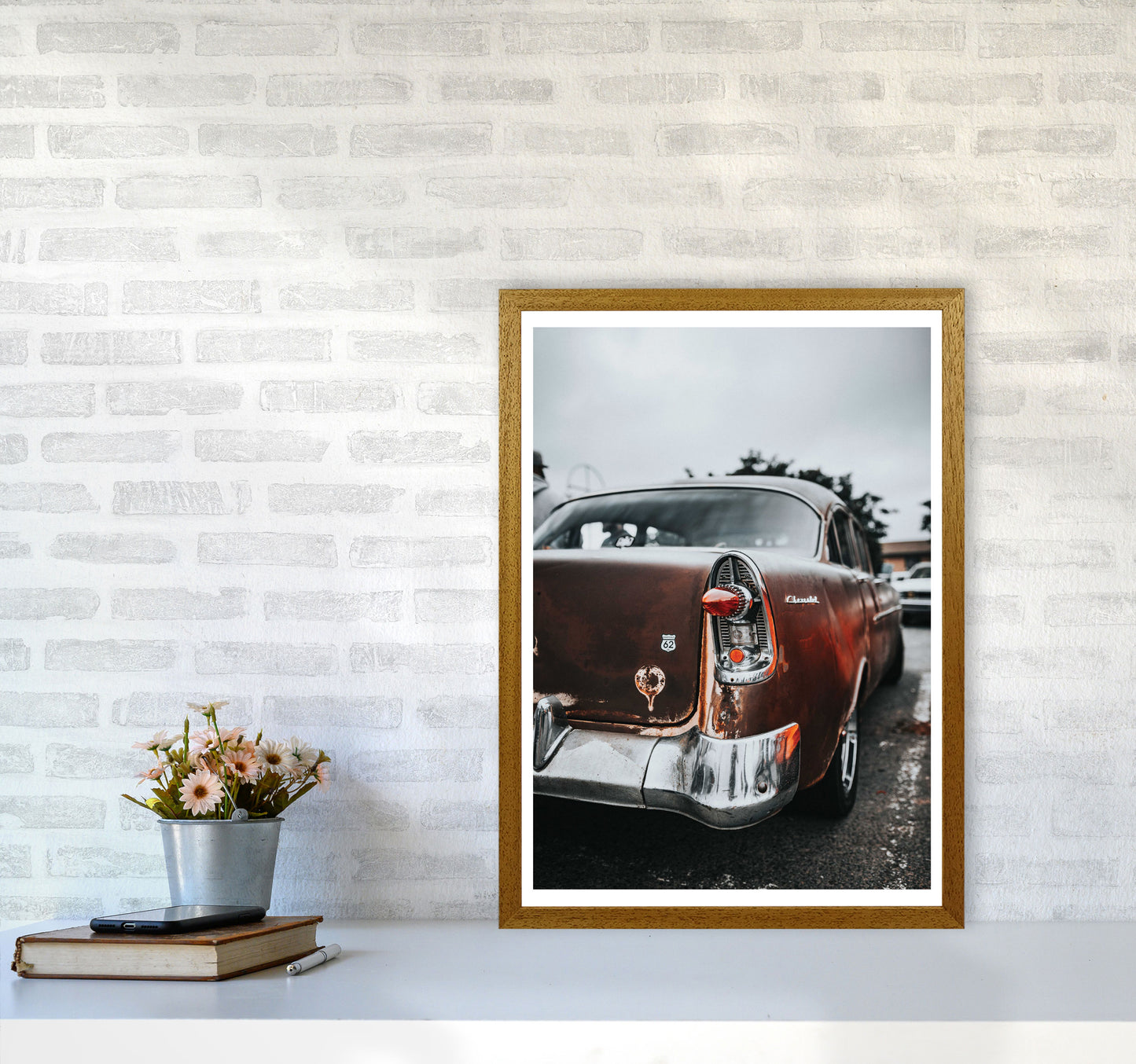 Retro Car Modern Print A2 Print Only