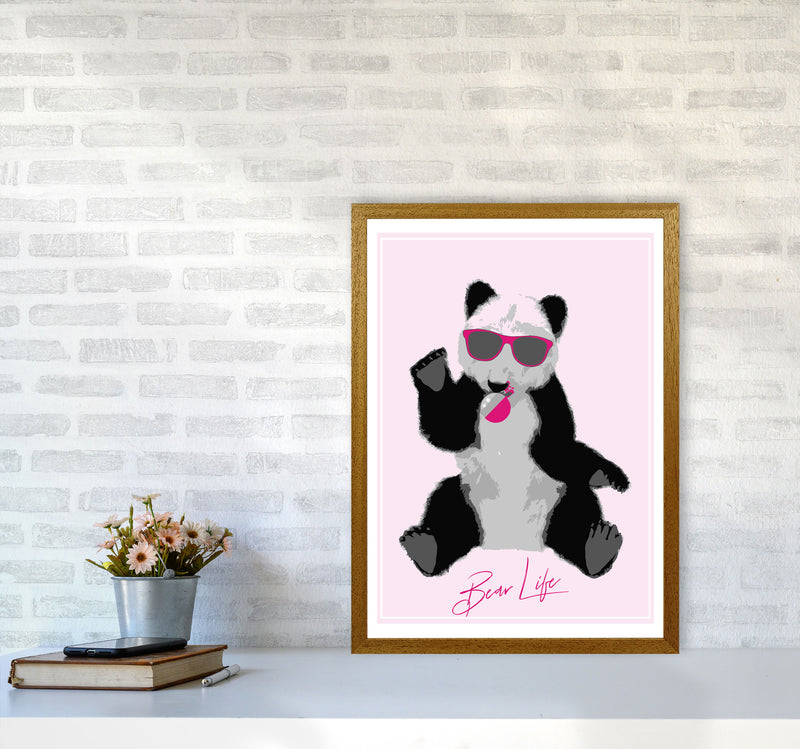 Bear Life Modern Print Animal Art Print A2 Print Only