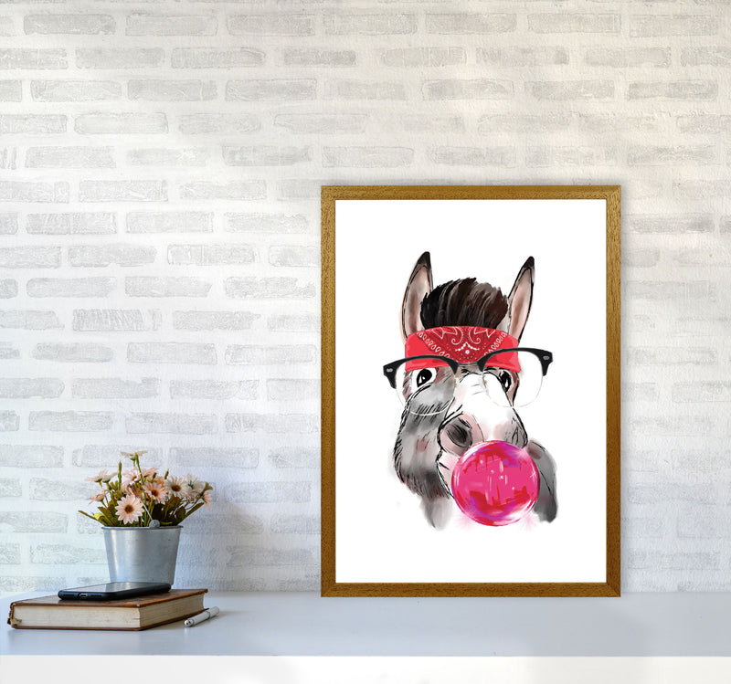 Gangster Donkey Modern Print Animal Art Print A2 Print Only