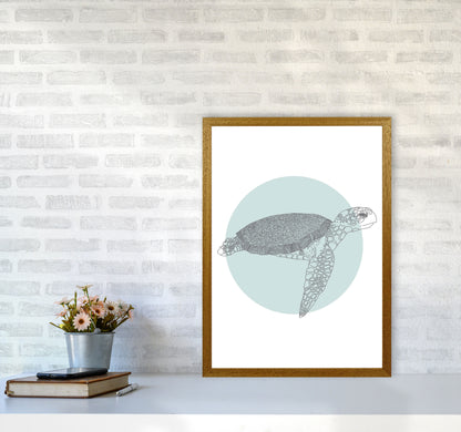 Marine Animals Turtle Modern Print Animal Art Print A2 Print Only