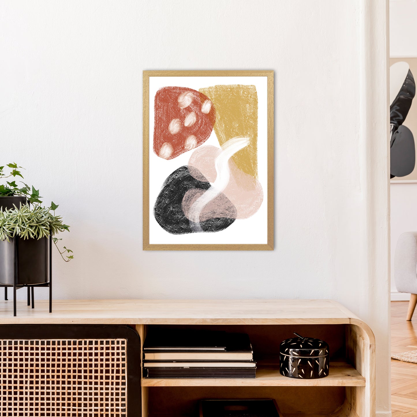 Dalia Chalk Mix Match Shapes  Art Print by Pixy Paper A2 Print Only