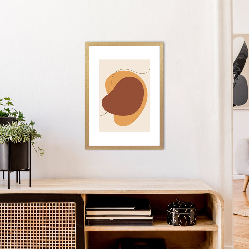 Mica Sand Abstract N29  Art Print by Pixy Paper A2 Print Only