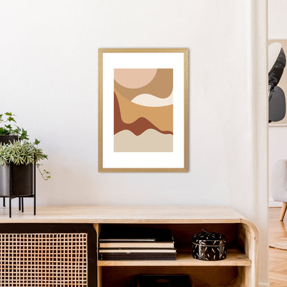 Mica Sand Dunes N25  Art Print by Pixy Paper A2 Print Only