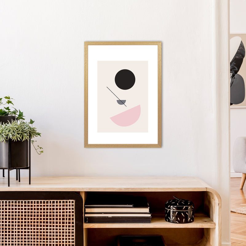 Mila Abstract N3  Art Print by Pixy Paper A2 Print Only