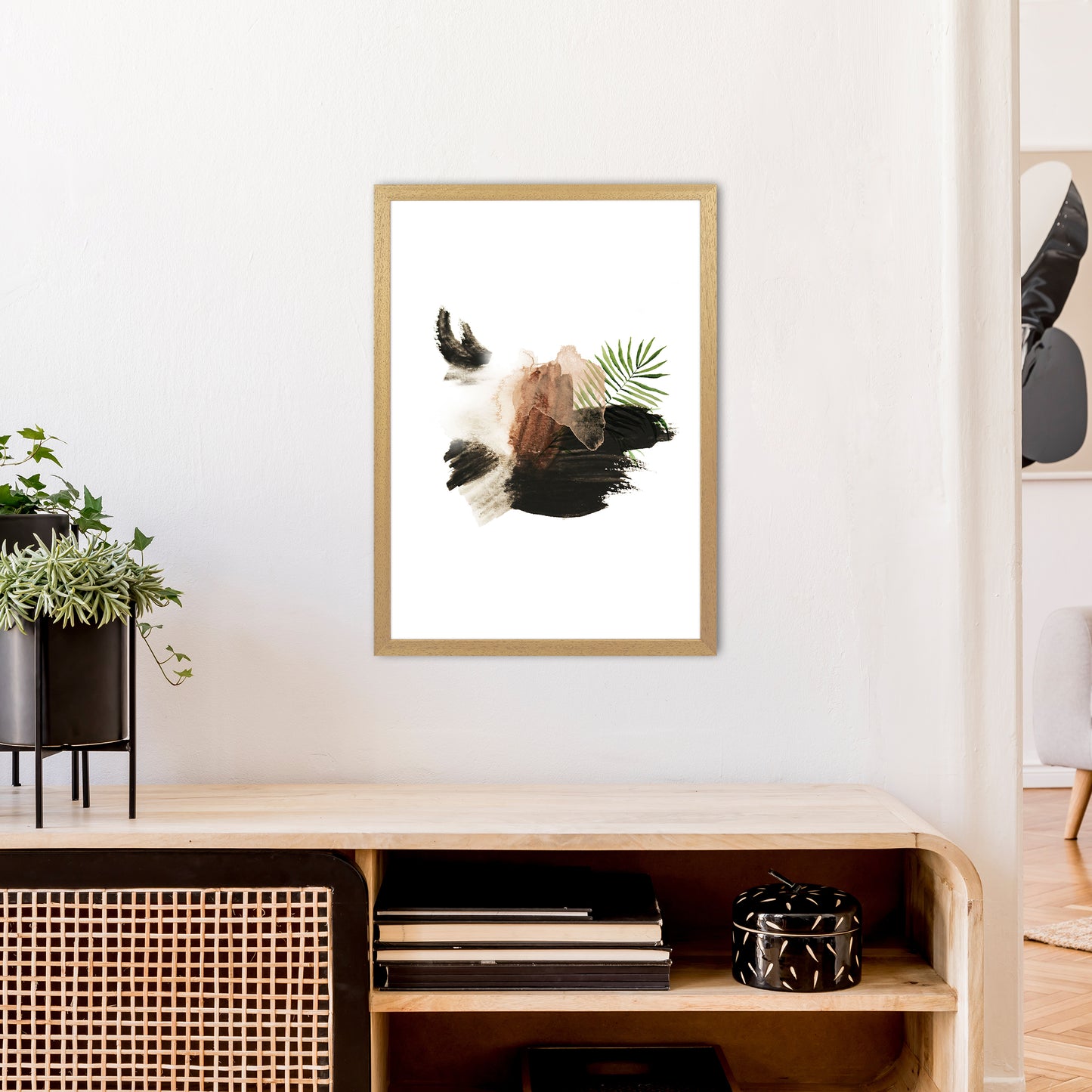 Exotic Abstract Shapes  Art Print by Pixy Paper A2 Print Only