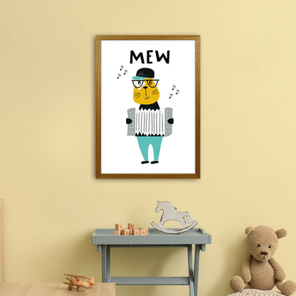Mew Animal Pop  Art Print by Pixy Paper A2 Print Only