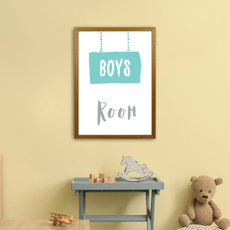 Boys Room Mint  Art Print by Pixy Paper A2 Print Only