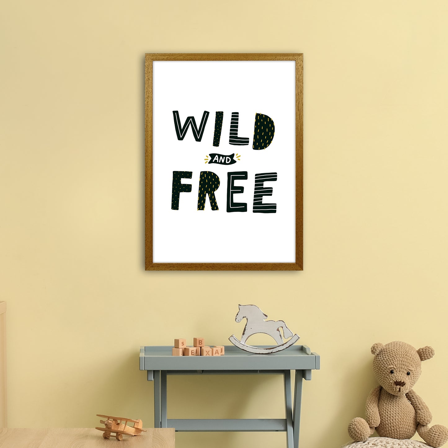 Wild And Free  Art Print by Pixy Paper A2 Print Only