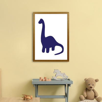 Brach Navy  Art Print by Pixy Paper A2 Print Only