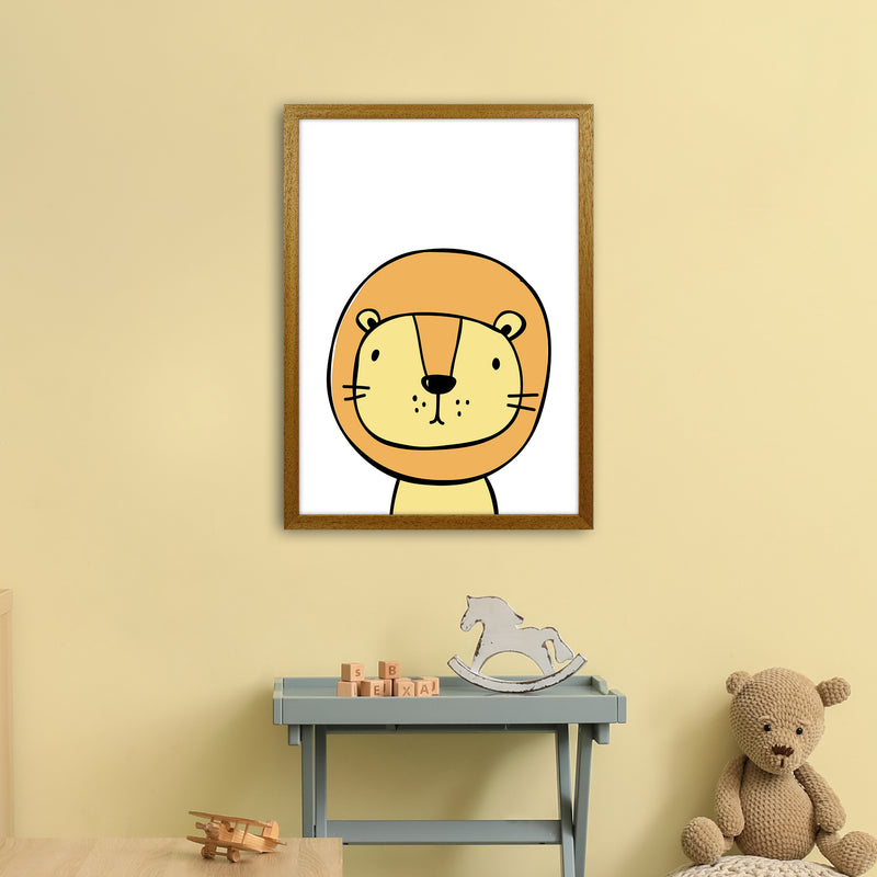 Lion  Art Print by Pixy Paper A2 Print Only