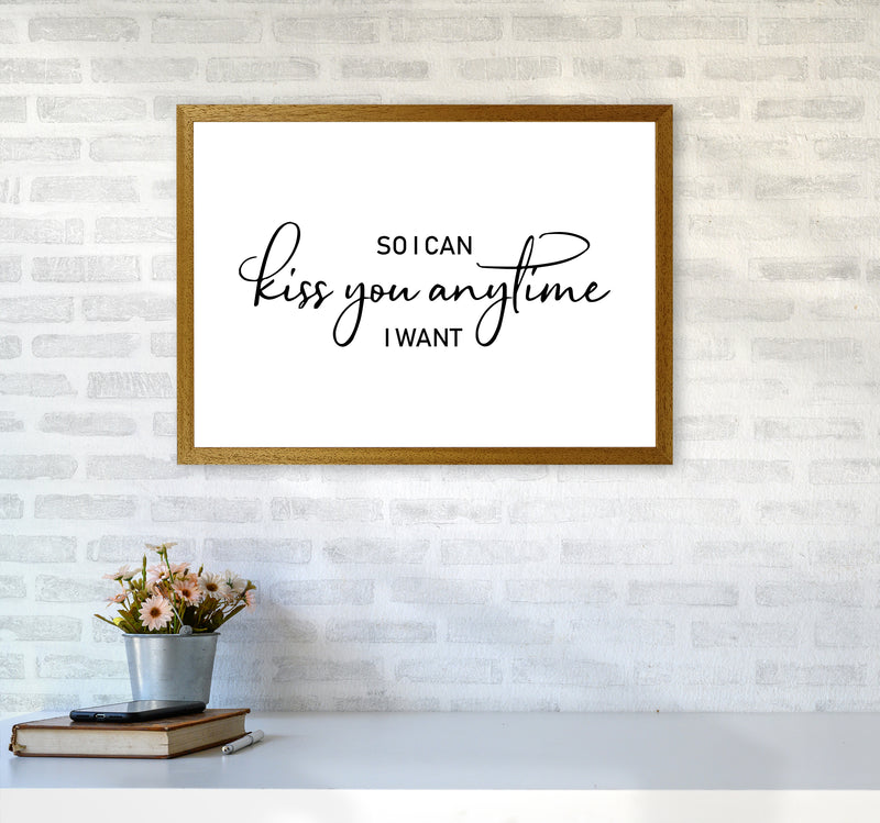 So I Can Kiss You Anytime  Art Print by Pixy Paper A2 Print Only