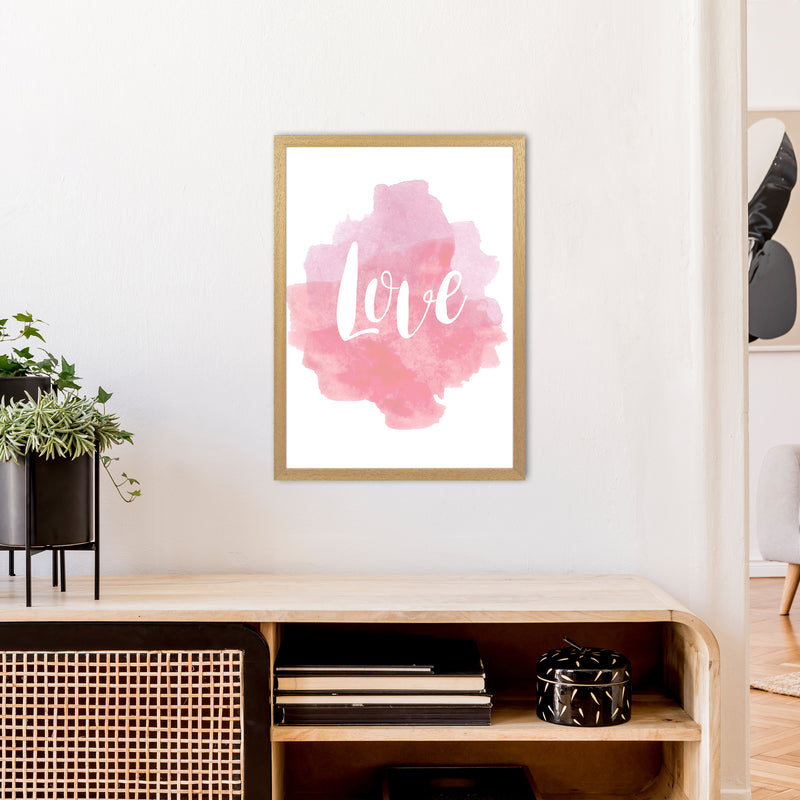 Love Watercolour  Art Print by Pixy Paper A2 Print Only