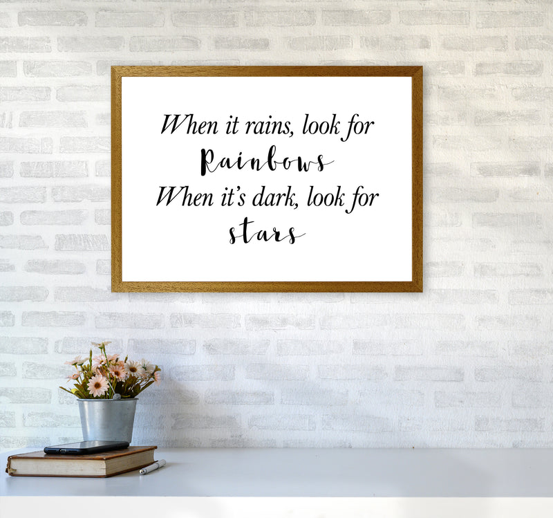 When It Rains  Art Print by Pixy Paper A2 Print Only