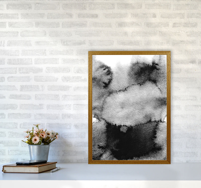 Majestic Monochrome Watercolour 14 Art Print by Pixy Paper A2 Print Only