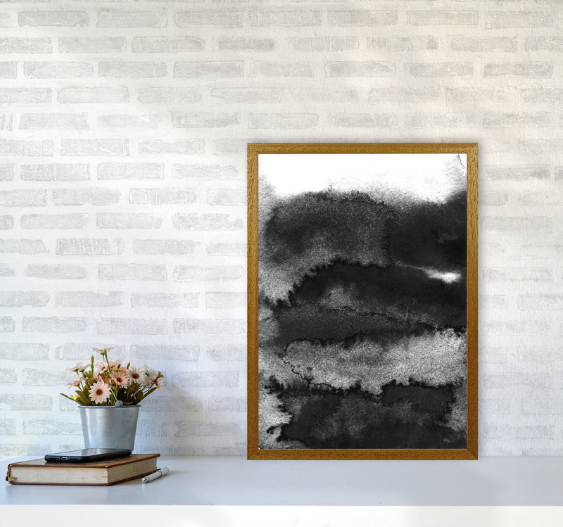 Majestic Monochrome Watercolour 16 Art Print by Pixy Paper A2 Print Only
