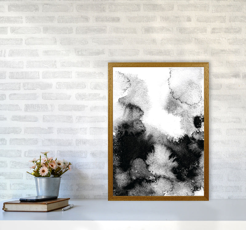Majestic Monochrome Watercolour 12 Art Print by Pixy Paper A2 Print Only
