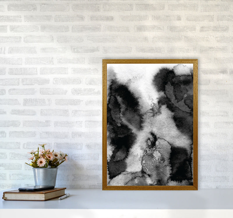 Majestic Monochrome Watercolour 11 Art Print by Pixy Paper A2 Print Only