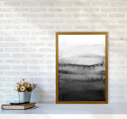 Majestic Monochrome Watercolour 18 Art Print by Pixy Paper A2 Print Only