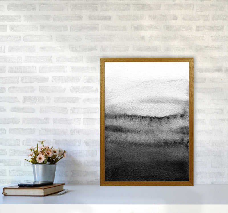 Majestic Monochrome Watercolour 18 Art Print by Pixy Paper A2 Print Only