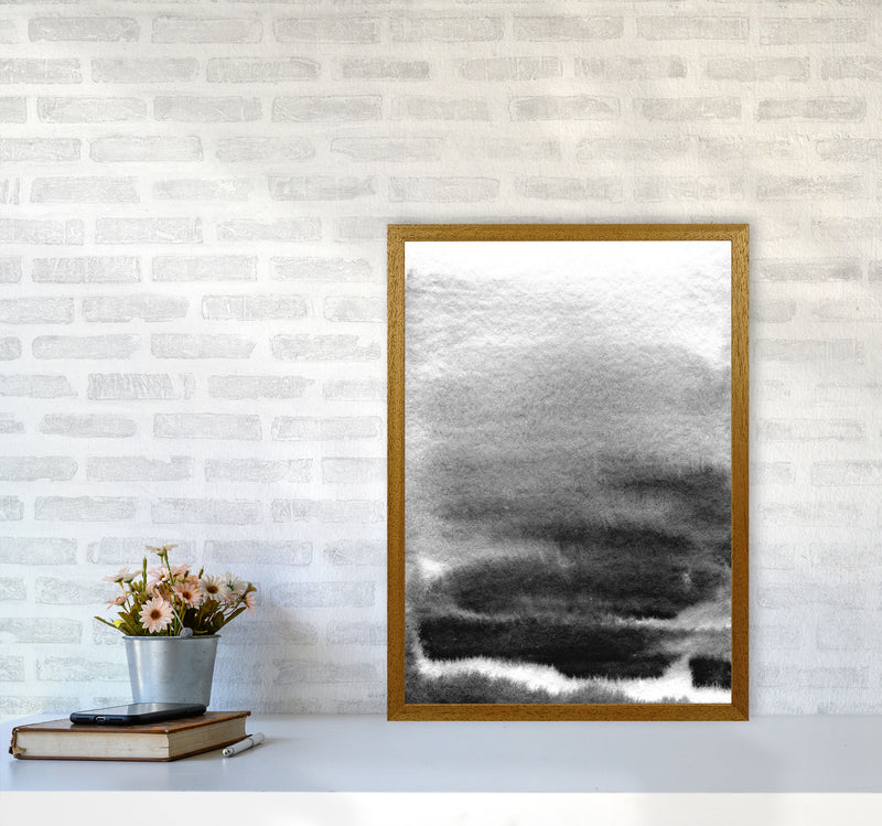 Majestic Monochrome Watercolour 02 Art Print by Pixy Paper A2 Print Only