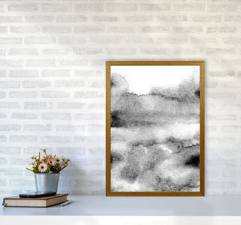 Majestic Monochrome Watercolour 04 Art Print by Pixy Paper A2 Print Only