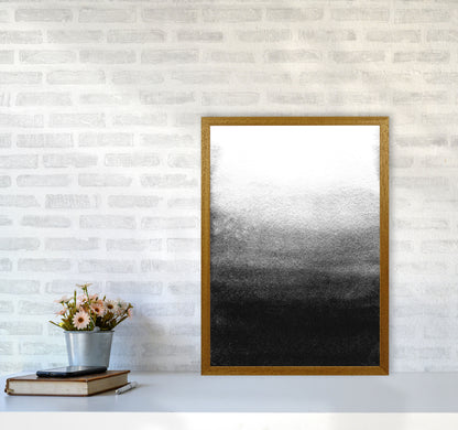 Majestic Monochrome Watercolour 07 Art Print by Pixy Paper A2 Print Only