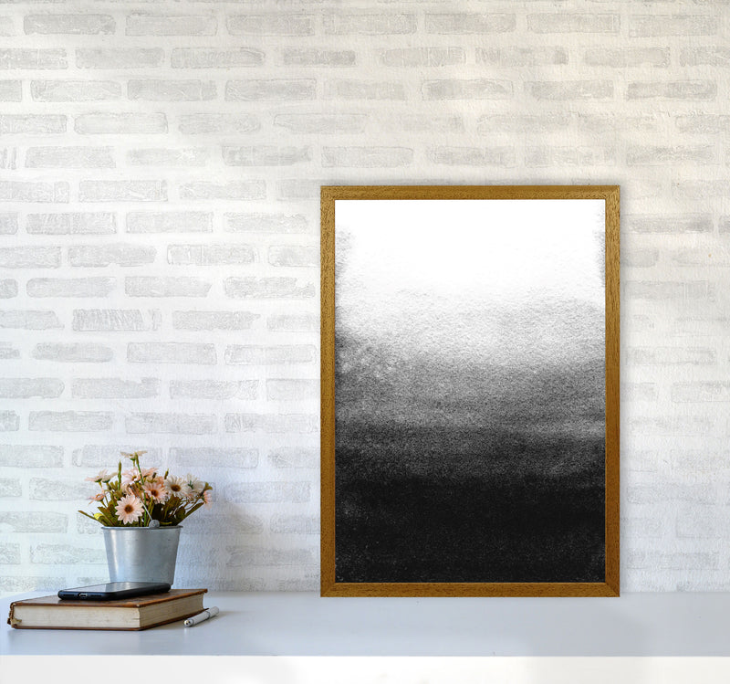 Majestic Monochrome Watercolour 07 Art Print by Pixy Paper A2 Print Only