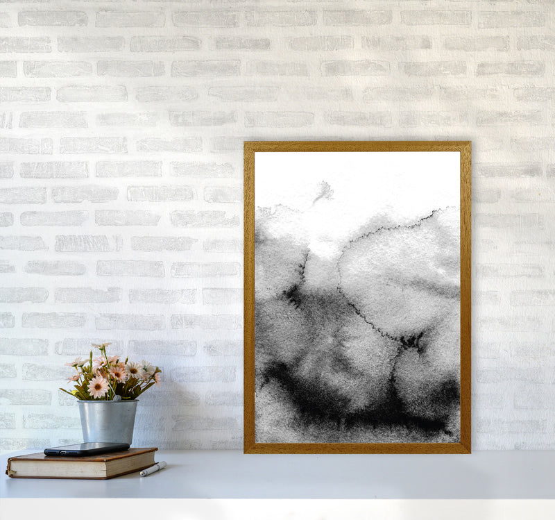 Majestic Monochrome Watercolour 09 Art Print by Pixy Paper A2 Print Only