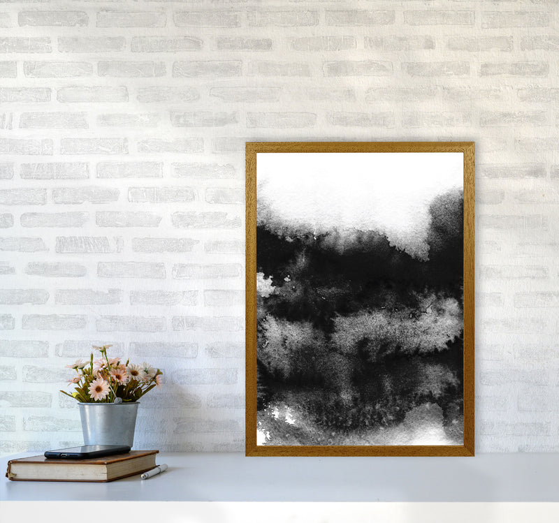 Majestic Monochrome Watercolour 05 Art Print by Pixy Paper A2 Print Only