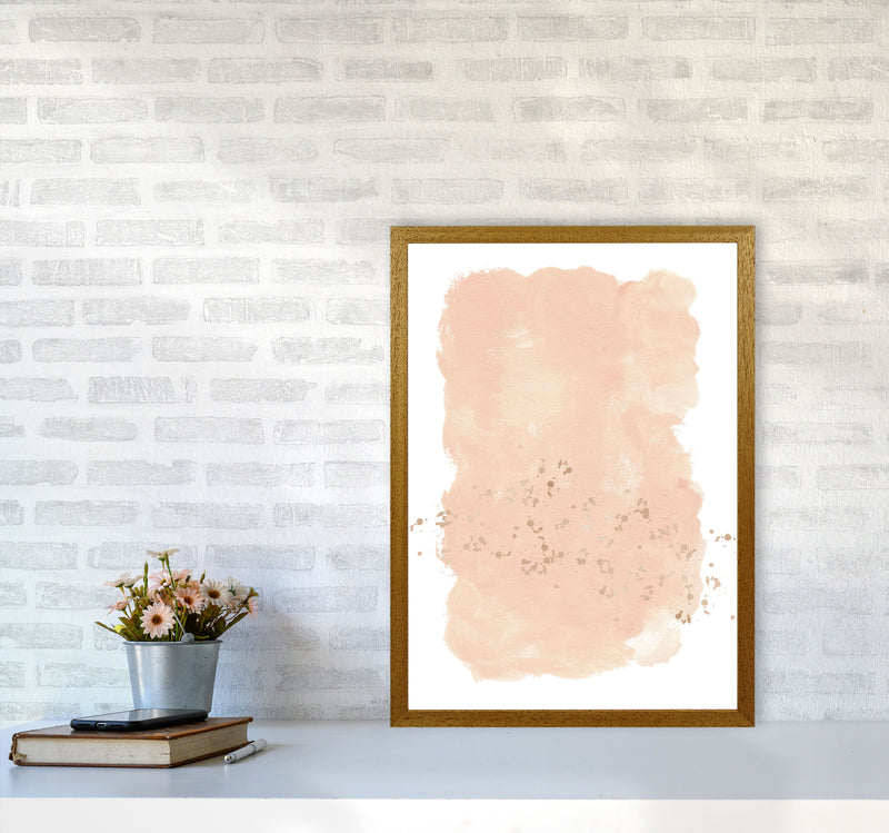 Aztec Blush Watercolour Art Print by Pixy Paper A2 Print Only