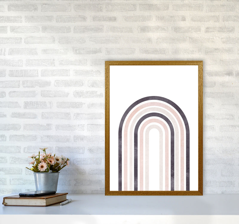 Rainbow pink cotton Art Print by Pixy Paper A2 Print Only